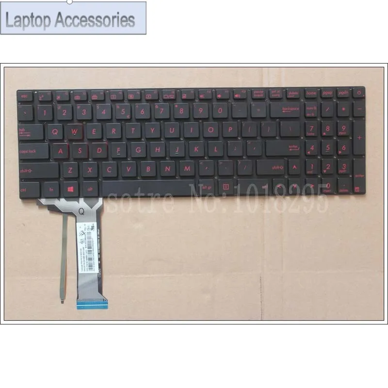 

Новая американская клавиатура для ASUS G552 G552V G552VW G552VX FZ50JX GL752VW GL742VW с подсветкой, английская раскладка клавиатуры