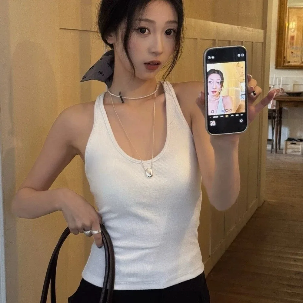 Fashion V-neck Camisole Yoga Sports Bra Push-up Vest Top Beauty Back Crop Top Women