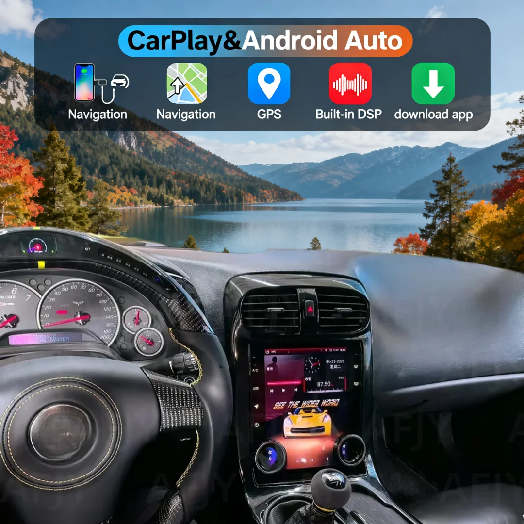 

10,4 "для Chevrolet Corvette C6 2005-2013 Carplay автомобильный радиоприемник автомобильный мультимедийный видеоплеер стерео авто GPS навигационный блок 4G WIFI