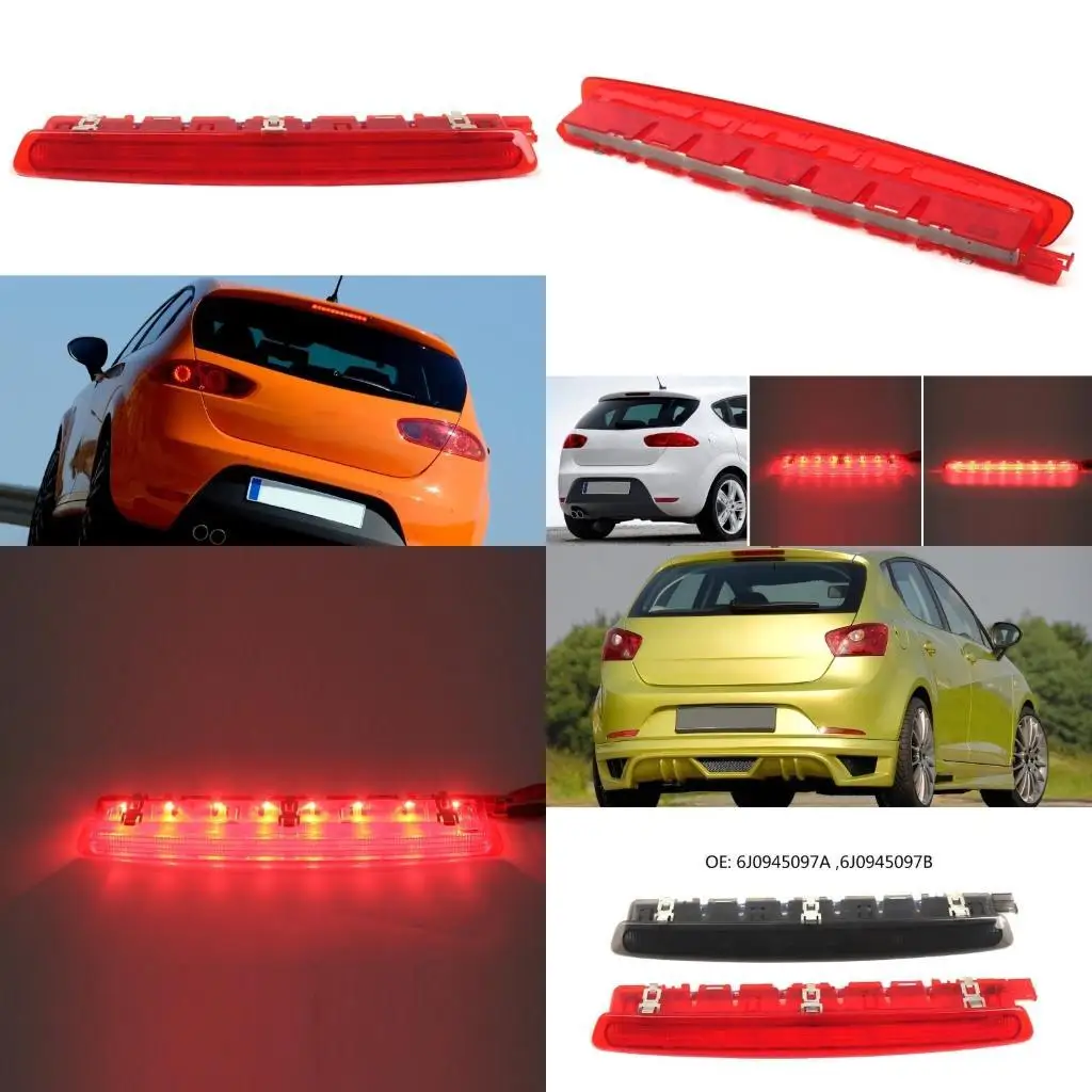 

652F Car Additional Third Brake Light LED Tail Light 6J0945097A 6J0945097B High Mounted Brake Stop Lamp