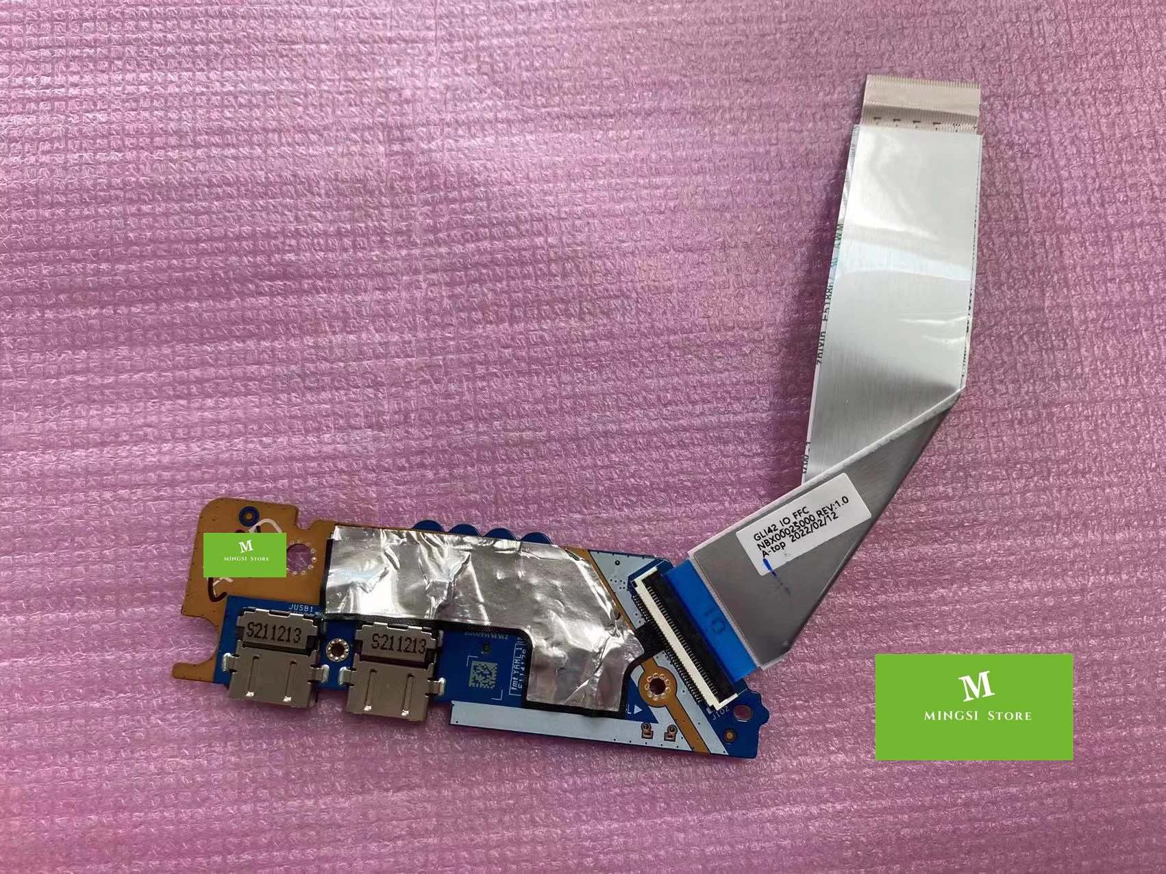 FOR Lenovo Ideapad AIR14 2021 IdeaPad 5 Pro-14ITL6 14ACN USB CARD READER POWER BUTTON BOARD W CABLE LS-K481P