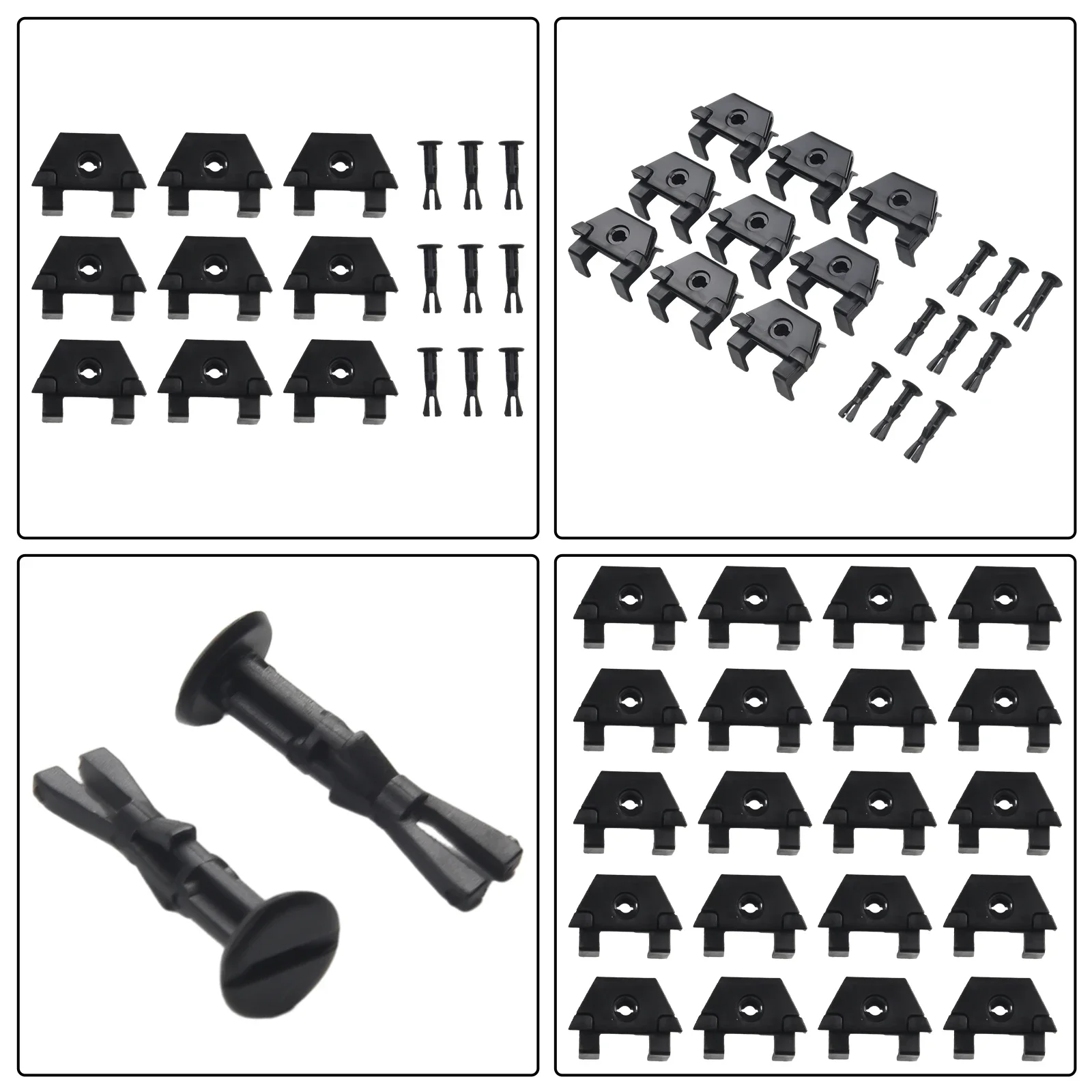 Front Fender Cover Front Bumper Clip Front Bumper Clamp Auto Accessories 20Pcs 53879-30040 Anti-corrosion Plastic