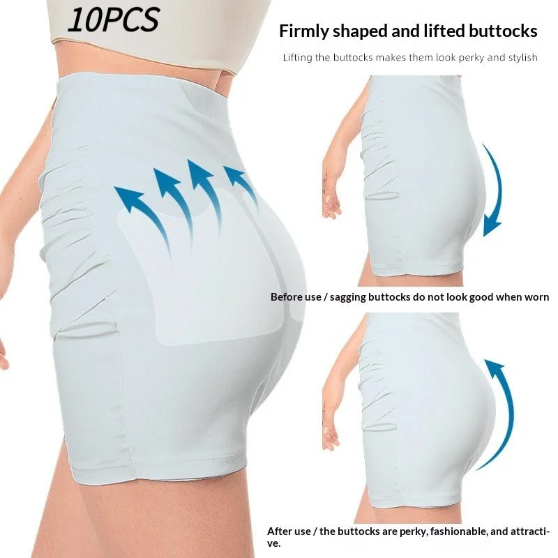 10PCS Invisible Lifting Buttocks Patch Sticker Women Fast Lifting Thigh Line Sagging Skin Tightening Tape Instantly Firming Skin