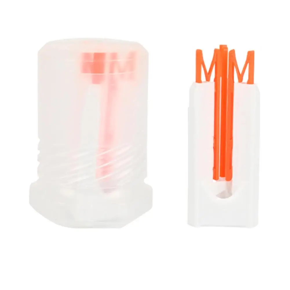 

Приспособление для навертывания оперений стрел (3.2-4.2 мм) из 3D-печатного полиэтиленового пластика с четкой шкалой и коробкой для хранения для защиты