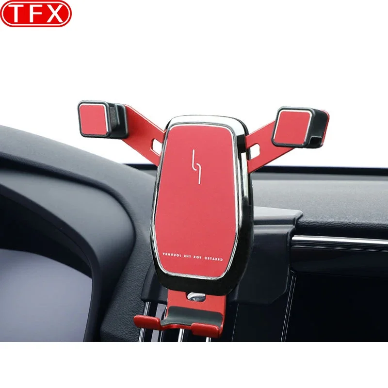 For Volvo XC40 2020 2021 2022 Car Styling Mobile Phone Holder Air Vent Mount Gravity Bracket Stand Auto Modified Accessories