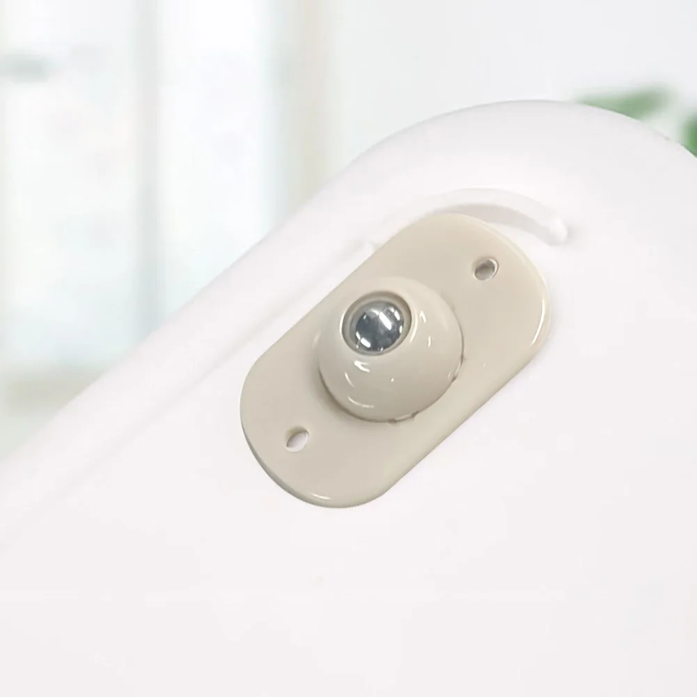 

4 шт. вращающееся колесо Mute 360 ° Вращающийся шариковый ролик, прочная несущая нагрузка, универсальный для нижней части ящика для хранения, мусорного бака