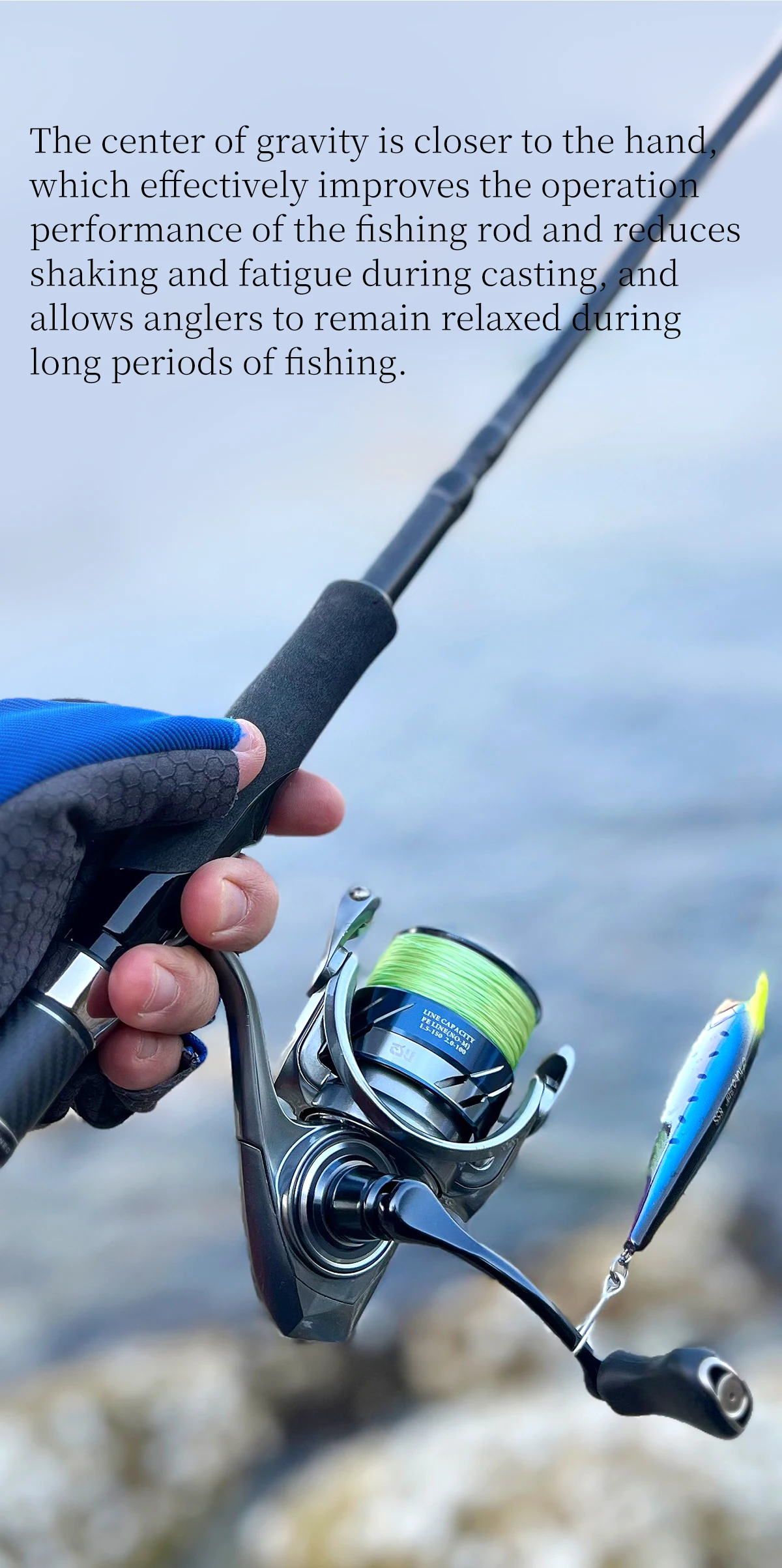 TSURINOYA METAL Spinnrolle MERLIN 1000 C2000S 165g Baitcast-Rolle ULTRALEICHT & VIELSEITIG Salzwasser-Bass-Hechtrolle – Detail 4
