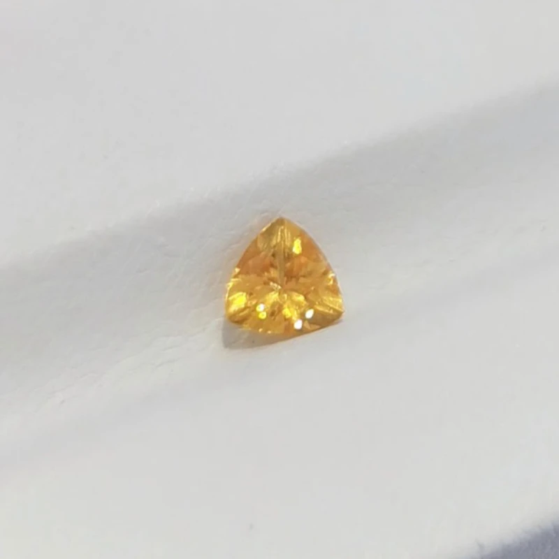 

5mm natural fanta garnet loose gemstone genuine yellow garnet for jewelry DIY