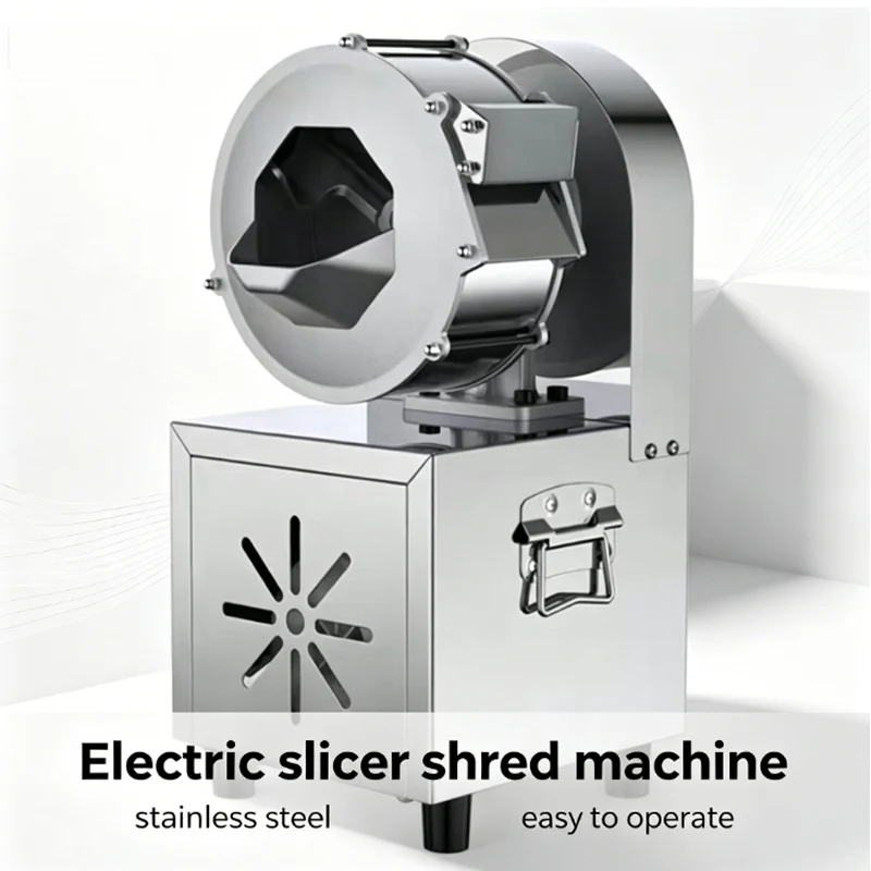 Commercial fruit and vegetable cutter electric carrot slicer potato chopper banana chips slicing cabbage cutting machine