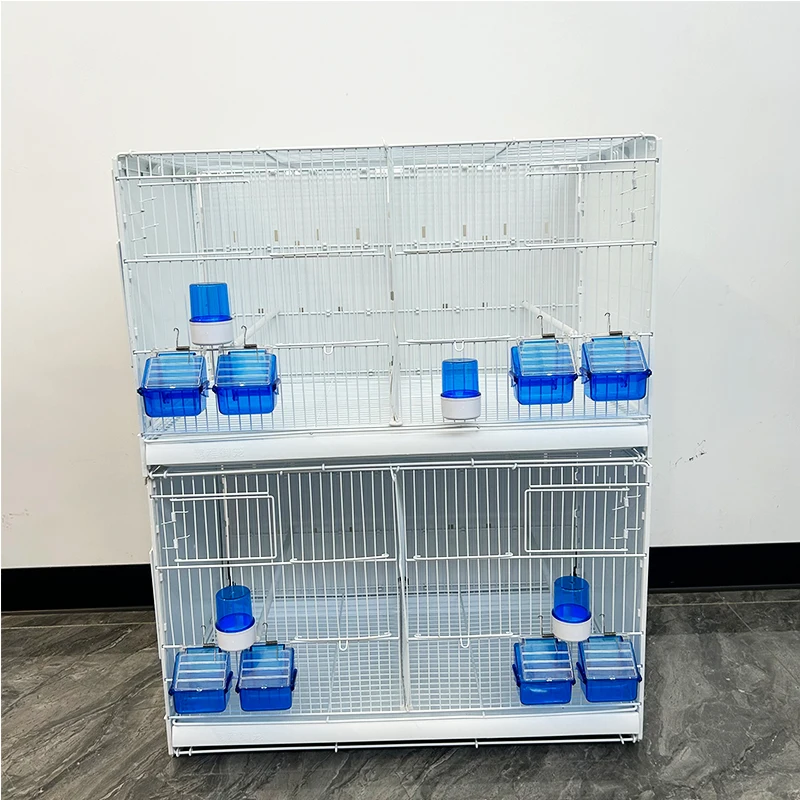 Bird Cage Natural Breeding Cage Jade Bird Canary Golden Blue Swallow Large Golden Hibiscus Pet Bird Breeding