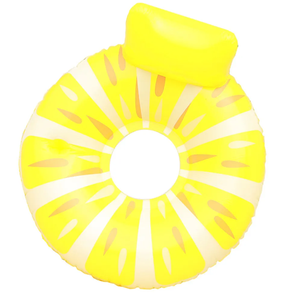 Aufblasbarer Frucht-Schwimmring aus dickem PVC – Leichter Reise-Schwimmreifen für den Pool – Sommergeschenk & Poolzubehör
