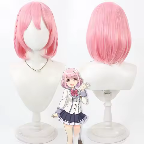 Ongeki Hoshizaki Akari Cosplay Wig Anime Roleplay Party Costume Prop Synthetic Hair
