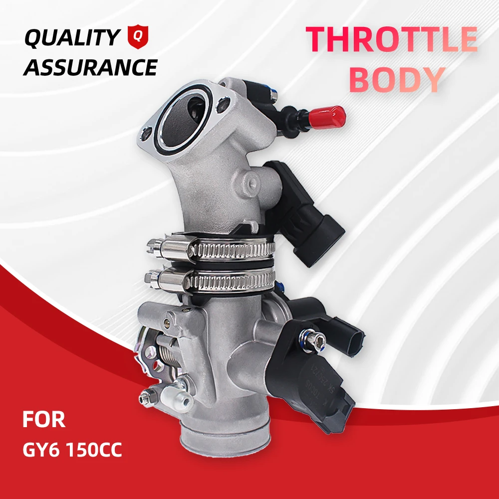 Fuel Injection valve assembly Throttle Body For GY6 Engine 169cc 170cc EFI 200cc