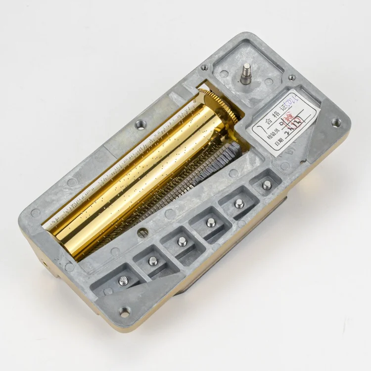 Kotak Musik Mewah Berlapis Emas 50 Nada Musik Tahan Lama