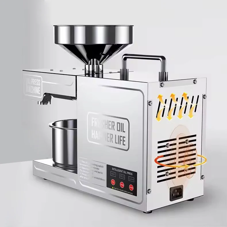 الجملة مصنع النفط النازع آلة الضغط صنع النفط آلة معالجة مكابس زيت الطبخ للمنزل الكهربائية
