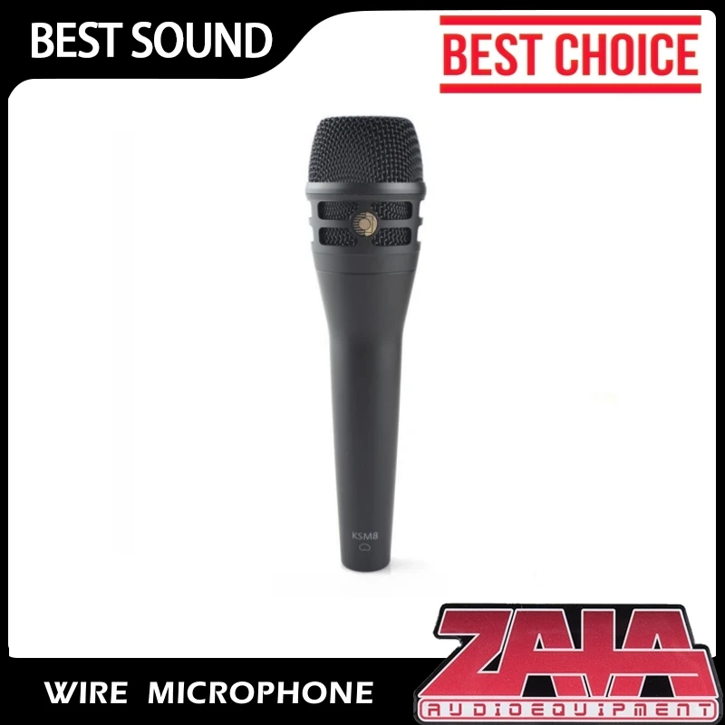 

Профессиональный Проводной динамический микрофон для караоке KSM8 высокого качества для пения/записи/выступления на сцене