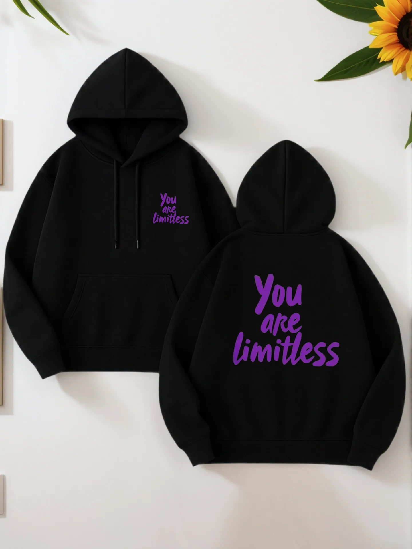 هوديي جرافيك للرجال، نمط كاجوال مع طباعة حروف، قماش ناعم، للارتداء اليومي، للشباب