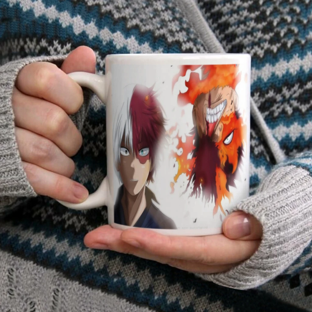 My Hero Academia 11oz Afternoon Tea Mug Multifunctional Ceramic Coffee Mug Porcelain Coffee Cup Drinking Cup