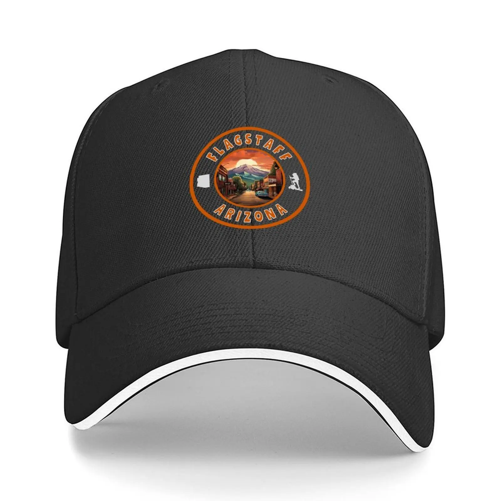 

Flagstaff Arizona Baseball Cap men's big size hat Golf Hat Man hats for men Hat Beach Ladies Men's