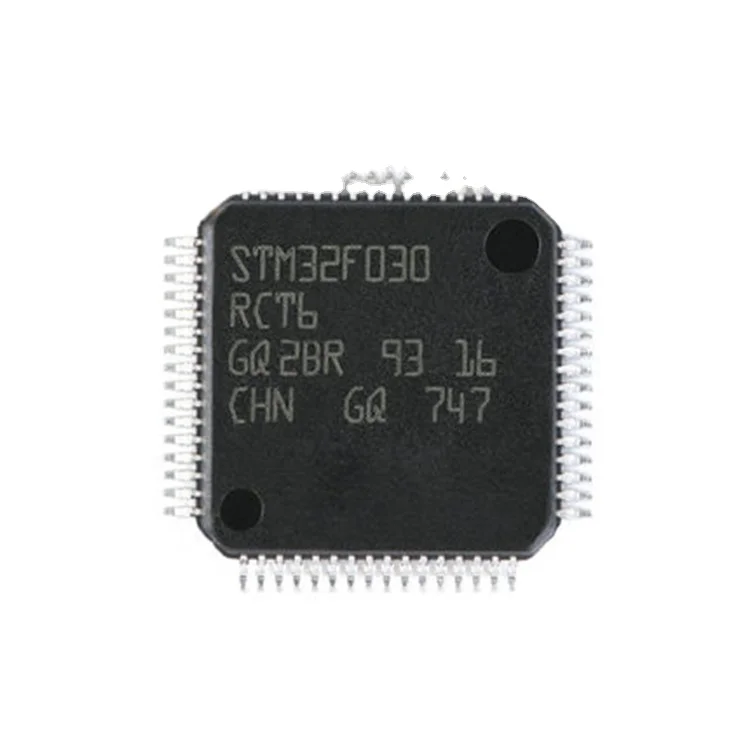 (Electronic Components)Integrated Circuits Microcontrol LQFP64  STM32 STM32F030 STM32F030RCT6