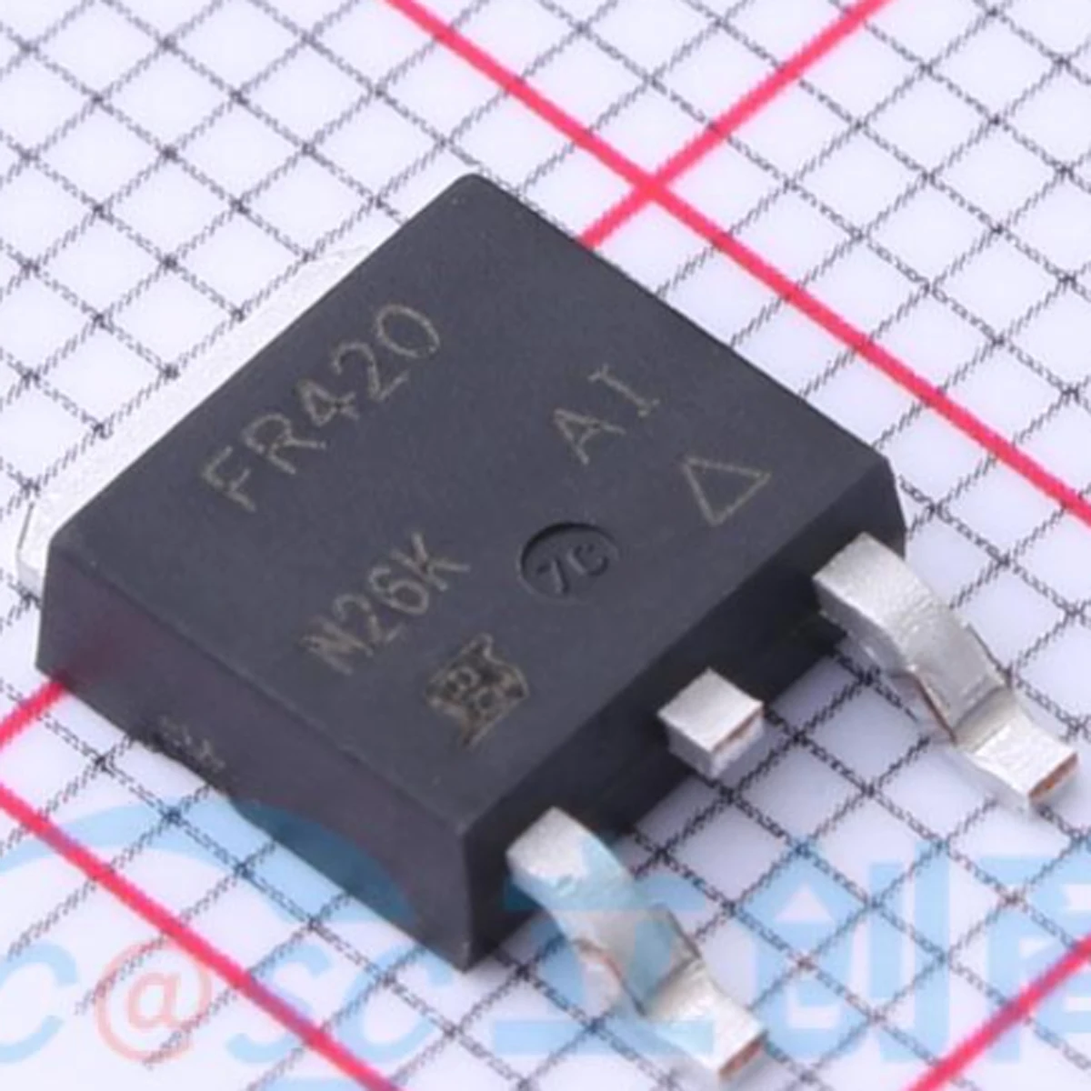 10 قطعة ترانزستور التأثير الميداني الأصلي FR420 (MOSFET) 2.5 واط ؛ 42 واط 500 فولت 2.4A 1 N قناة DPAK TO-252 IRFR420TRPBF IRFR420 IRFR420PBF
