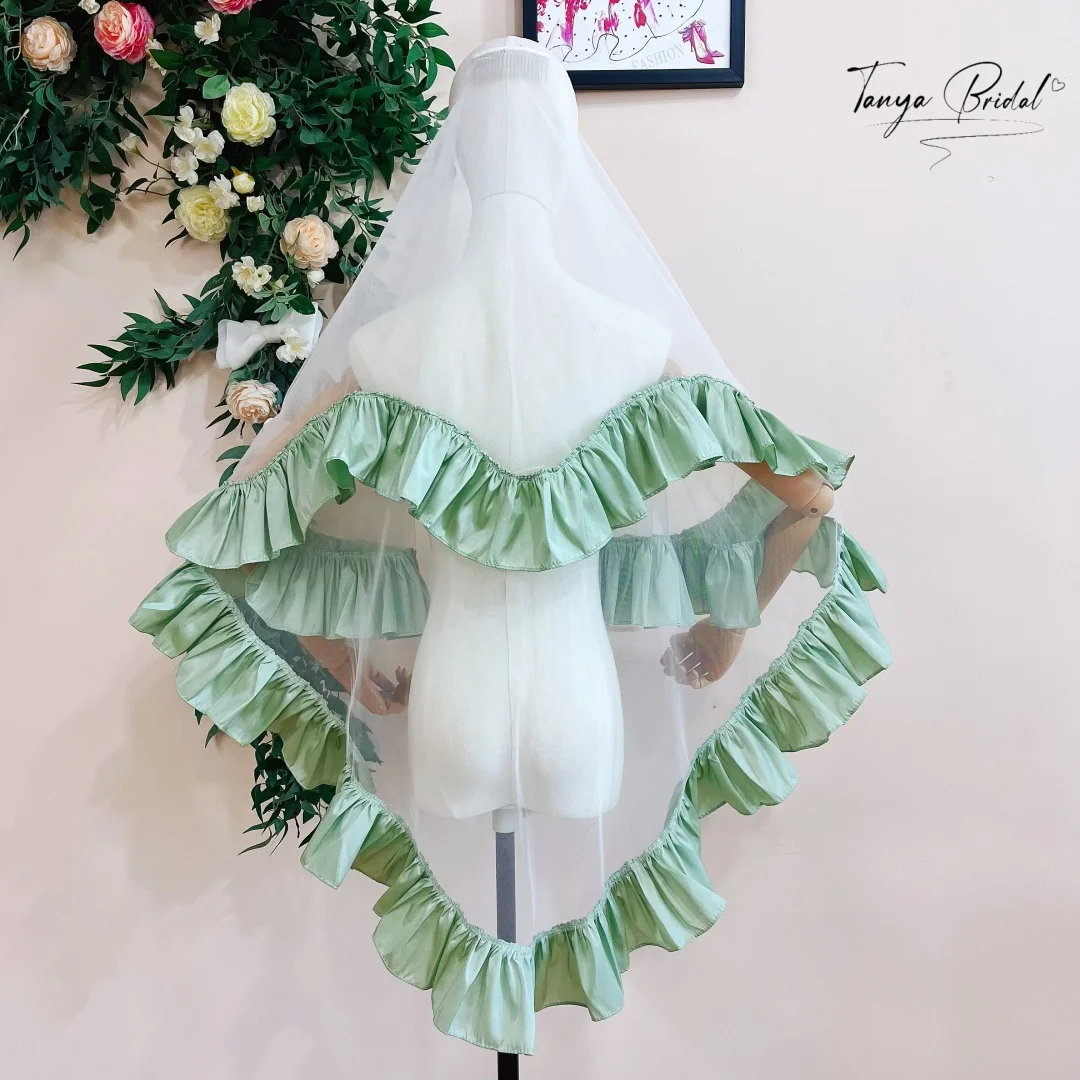 light-green-ruffles-short-sweetheart-wedding-veil-unique-bridal-headpiece-with-comb-elegant-party-bridal-accessories-for-brides