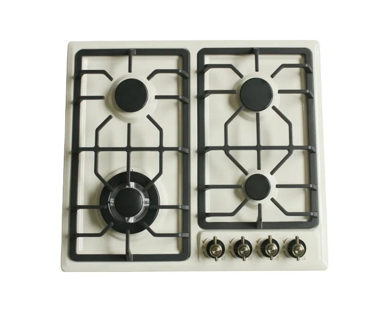 موقد غاز تجاري بأربعة شعلات 2025 - موقد من الفولاذ المقاوم للصدأ ذو الوقود المزدوج من Blue Flame NG/LPG