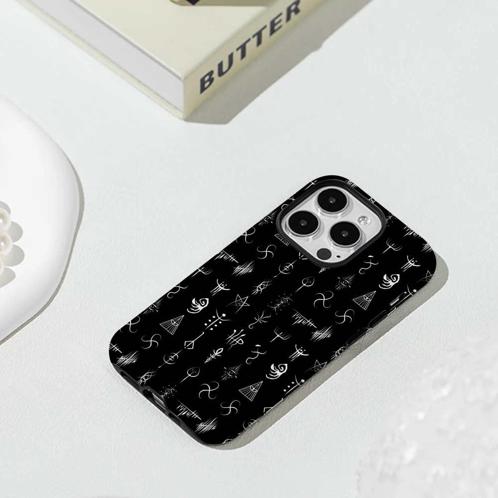 Bloodborne Caryll Runes Phone Case Film Shell For IPhone 16 15 14 13 12 11 Pro Max Plus