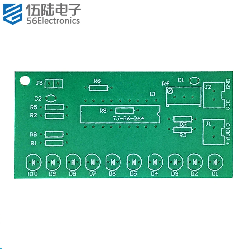 10 Audio Level Indicator Self Assembly Kit LM3915 Audio Indicator Suite DIY Kit Electronic