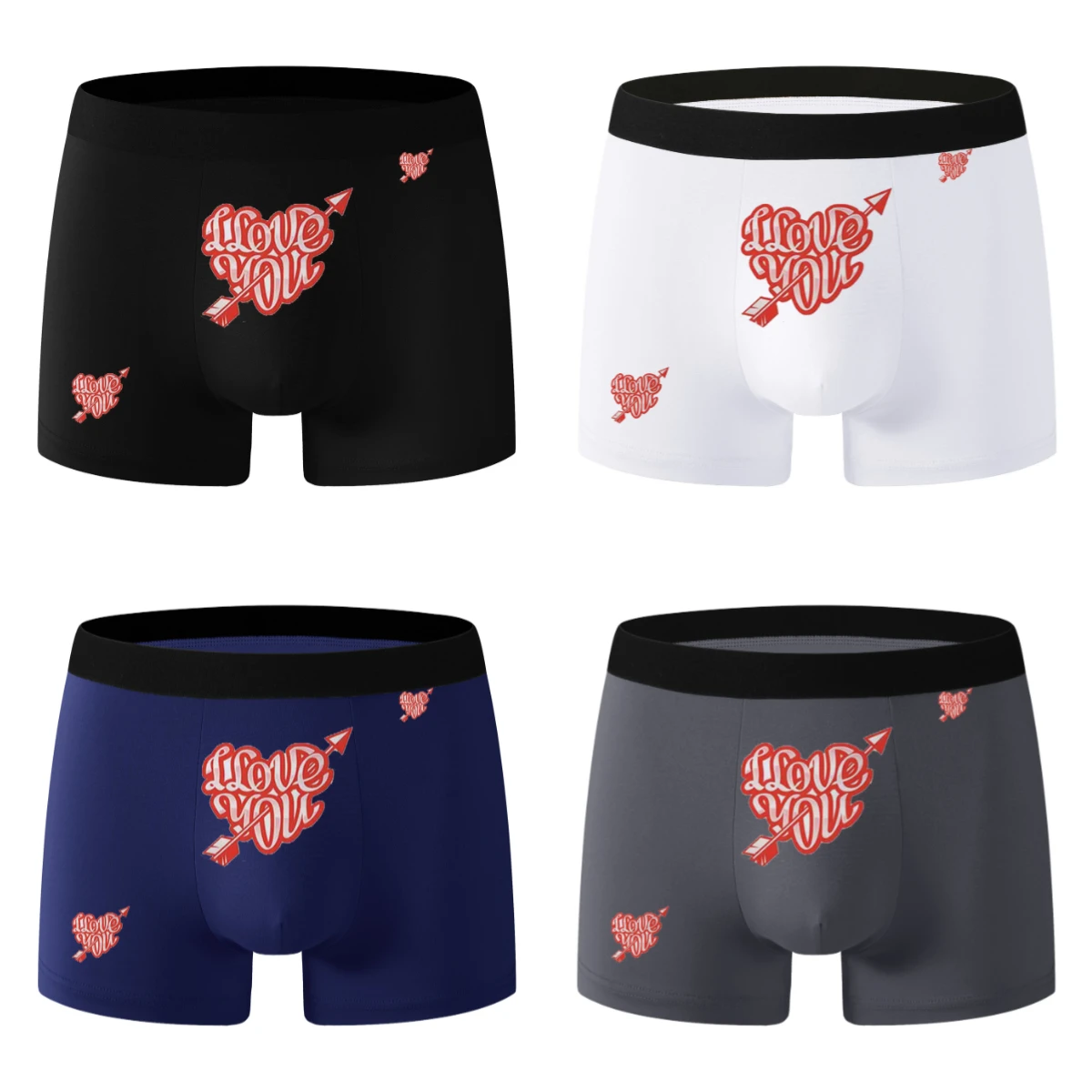 

The new close-fitting printed four-corner shorts are essential underwear for men in 2025, comfortable and of high quality