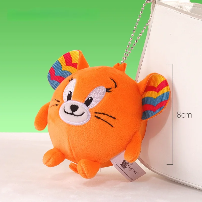 حقيقية توم وجيري ألعاب من نسيج مخملي المفاتيح القط ماوس رقيق الفتيات على ظهره حقيبة الحلي المفاتيح سحر هدايا عيد ميلاد الفتيات