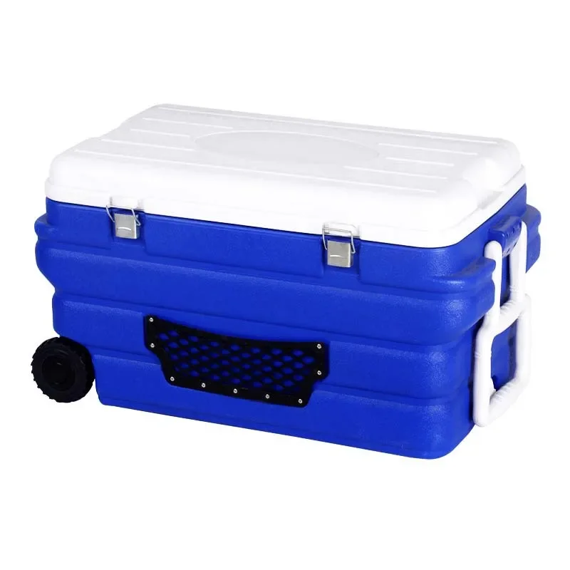 Insulation Box Outdoor Night Market Stall Large Capacity with Wheels Food Preservation Sea Fishing Refrigerated Box