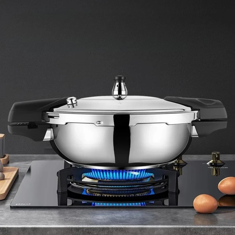 Mini Pressure Cooker 2 Person, Small Pressure Cookers, Micro-pressure Soup Pot, Stainless Steel Gas Pressure Cooker 2 Liters