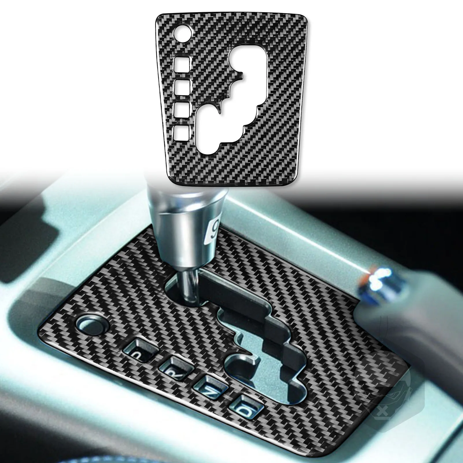 Gear Shift Panel Decoration Cover Sticker for Subaru Forester 2008 2009 2010 2011 2012 Car Interior Accessories Carbon Fiber