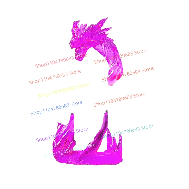 Blocs de construction MOC, figurines miniatures, présentoir de Dragon d'eau, accessoires de dessin animé, modèle ornements, jouets décoratifs, cadeaux