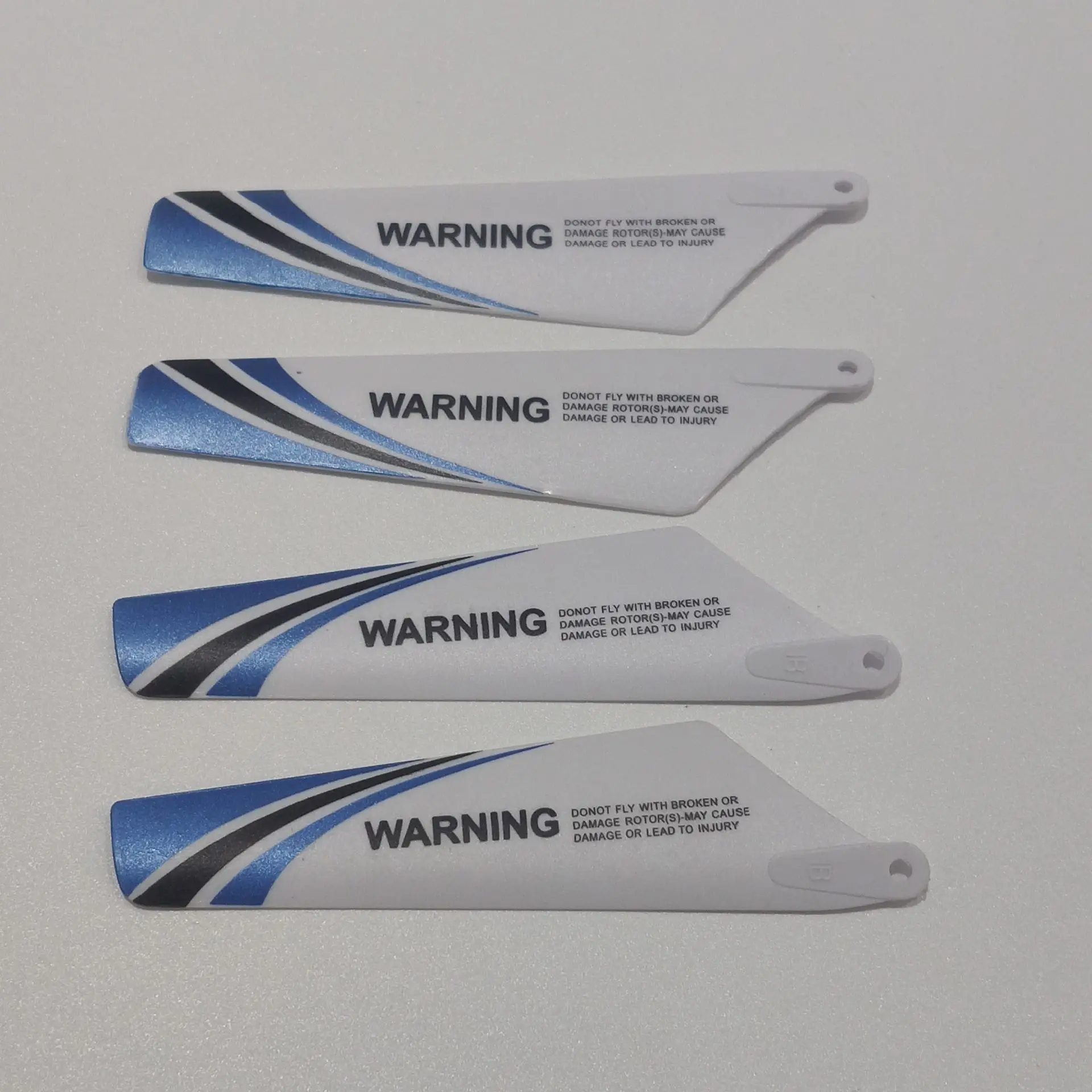 4 pezzi lama principale blu/gialla per Syma S107 S107G RC elicottero accessori originali pezzi di ricambio lame del rotore