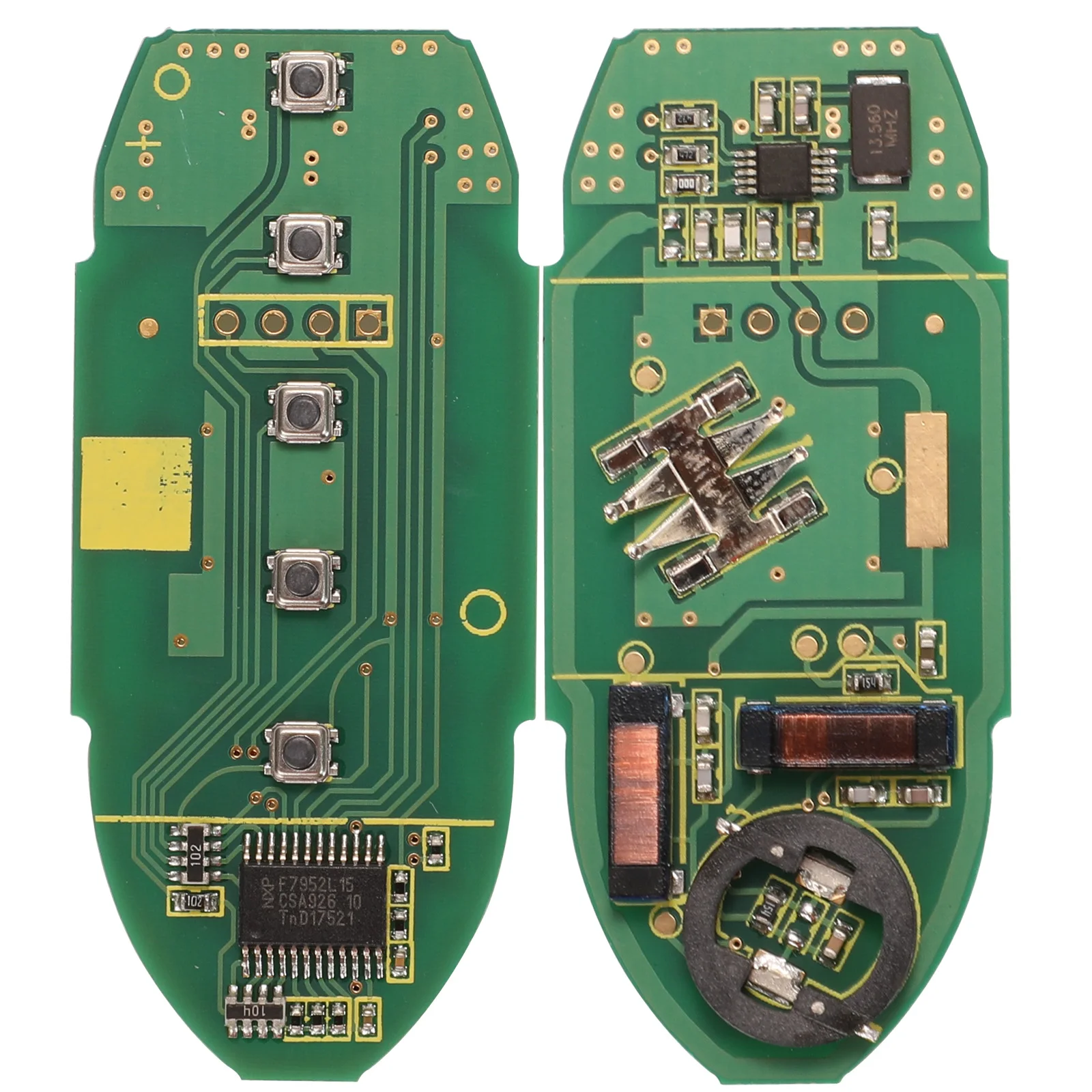 jingyuqin CWTWB1G744 Keyless dla Nissan Patrol Armada 5 przycisków 433Mhz ID46 Pcf7952 Chip inteligentny zdalny pilot samochodowy