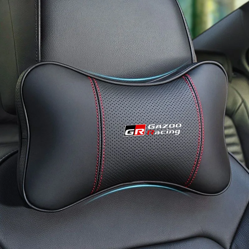 Auto-Sitzkissen für Kopfstütze, Nackenkissen für Toyota GR Gazoo Racing Yaris Supra A90 GT GT3 GR86 Corolla Zubehör Innenausstattung