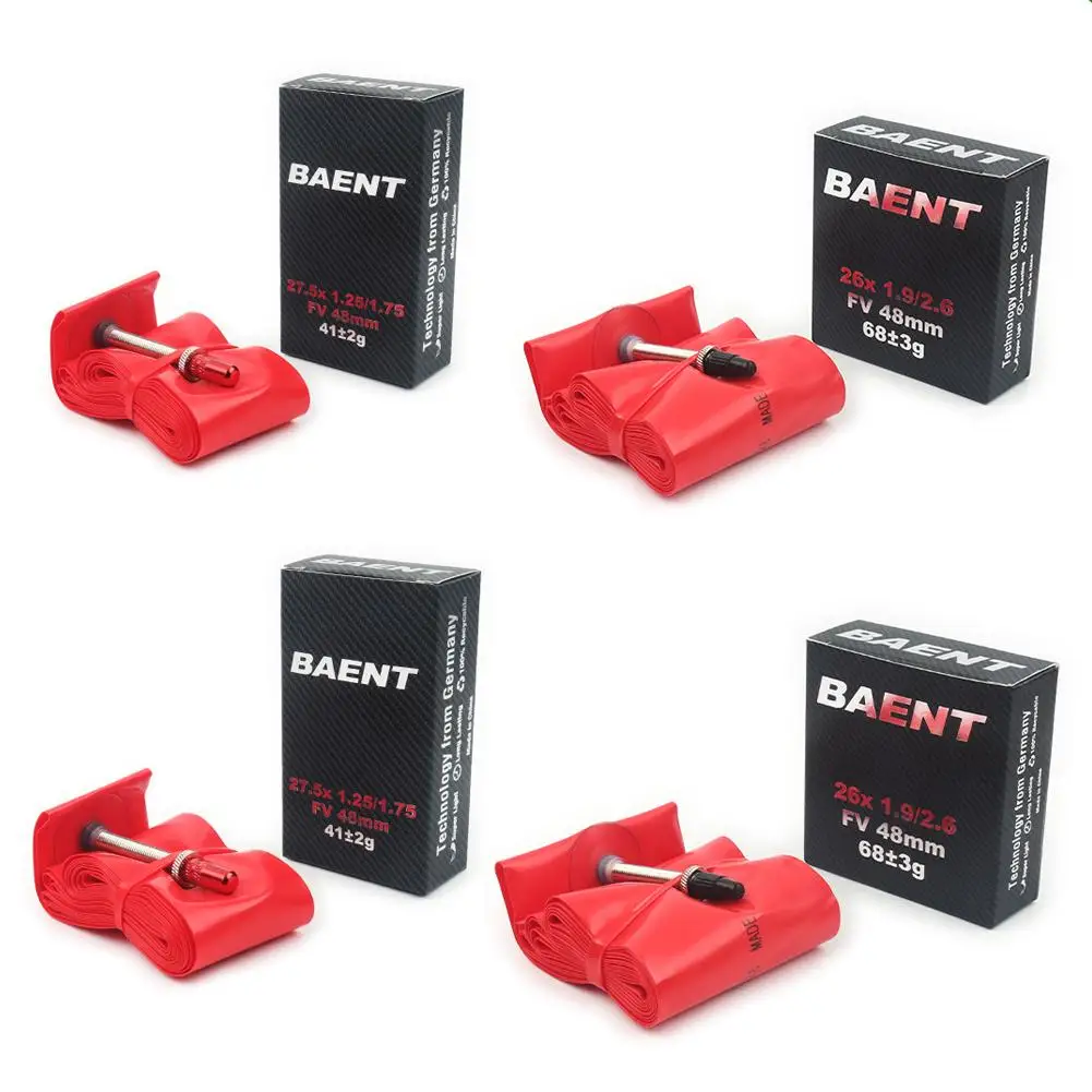 Baent TPU ultralight bicycle inner tube 29 inch mountain bike tire 27.5 26 inch 48 mm French valve 1.26-1.75 1.9-2.7 bike parts