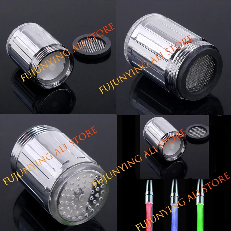 

LED Temperature Control, Temperature Sensing, Three Color Color Changing Faucet, Water Spout, Home Kitchen And Bathroom A1