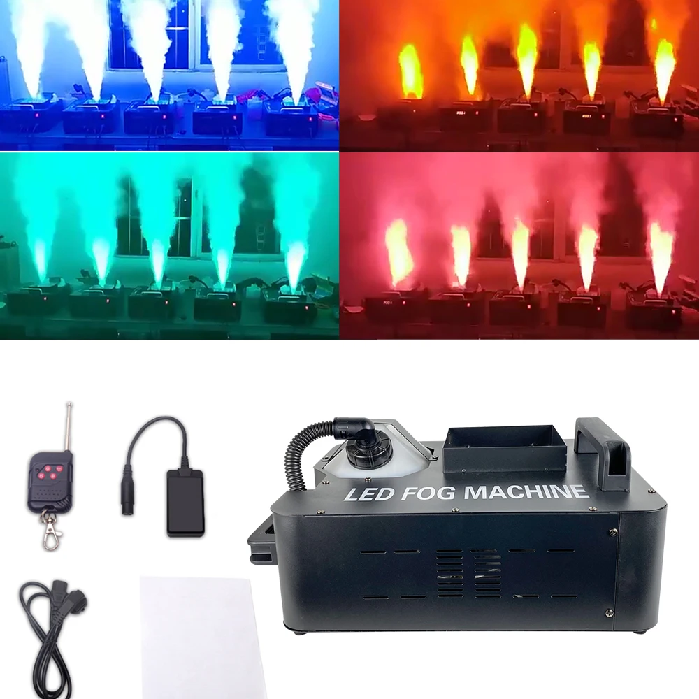 

1500W Vertical Fog Machine Smoke Generator Stage Lighting Special Effects Air Column Type Smoke Spraying Machine DMX DJ Disco