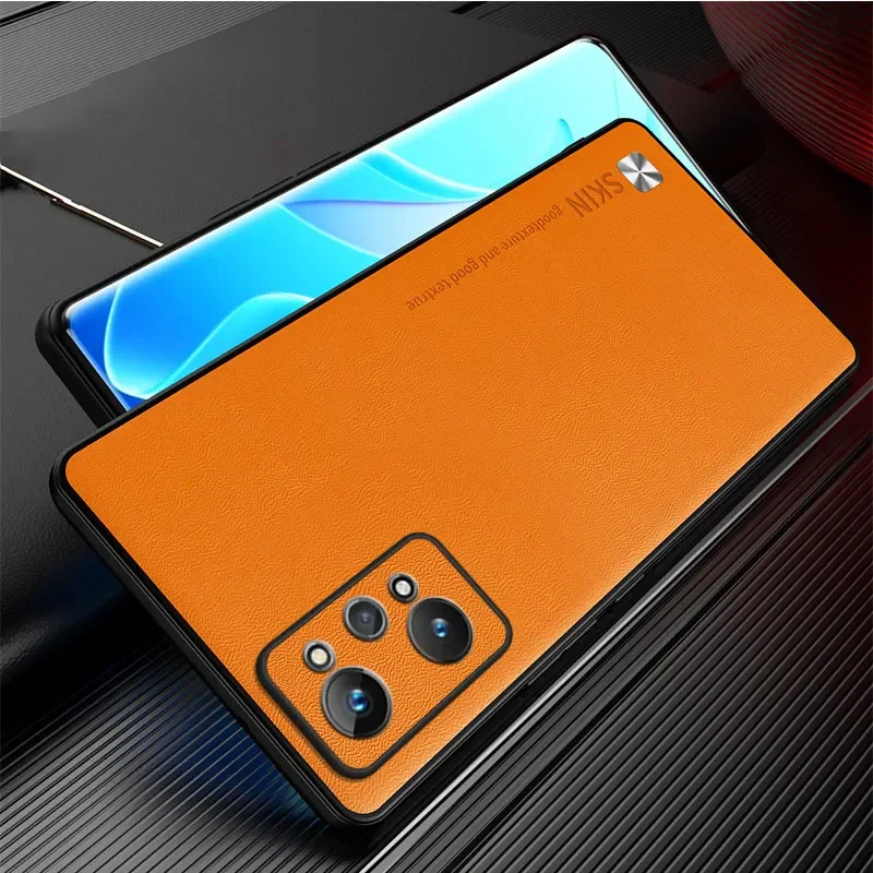 PU Leder Fällen Für Realme GT Neo 3T GT Master 2 Pro 6T Objektiv Vollen Schutz Anti-herbst Silikon Soft Cover Shell Telefon Fall