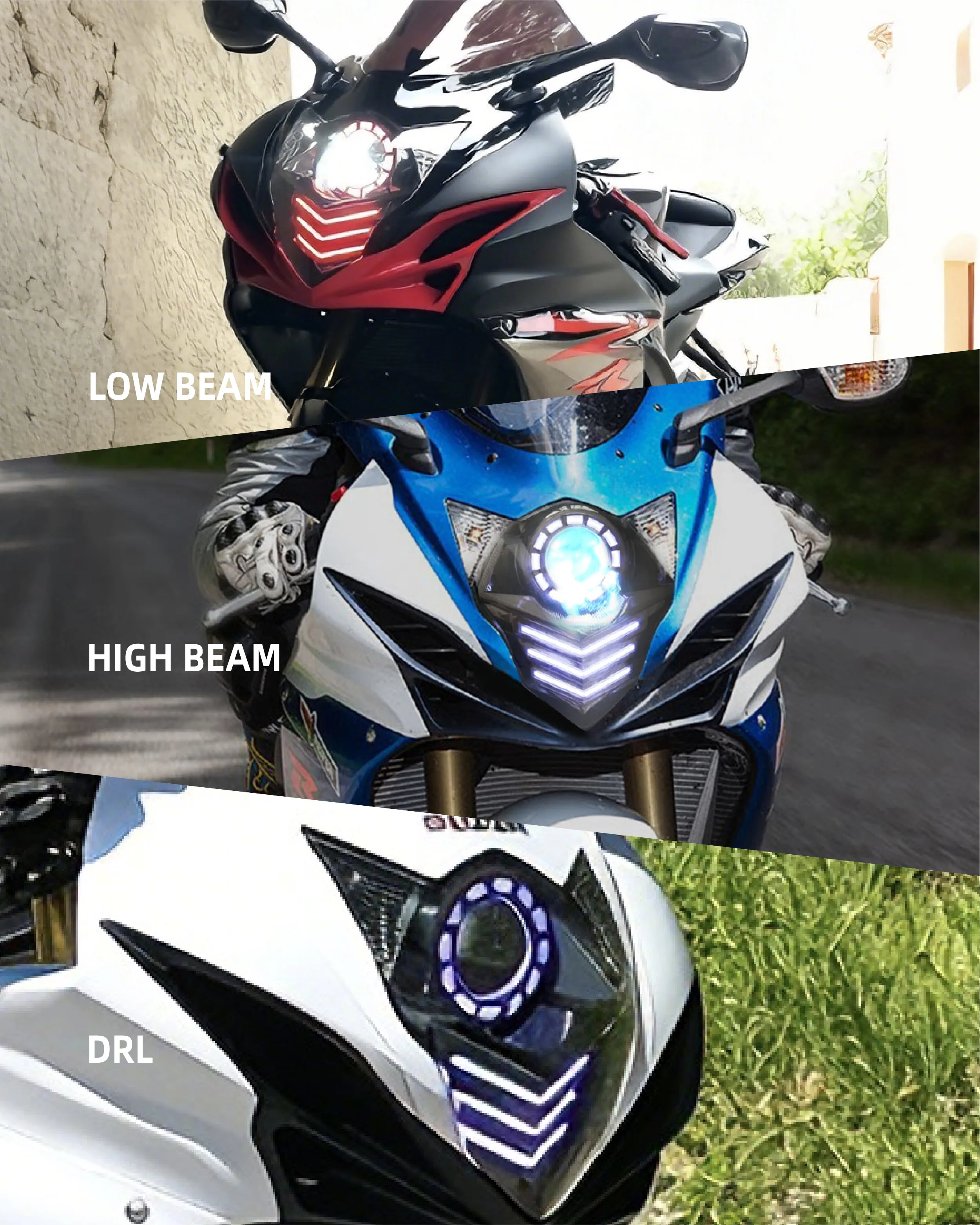 KT LED Headlight Assembly Motorcycle For Suzuki GSXR600 GSX-R600 GSXR750 GSX-R750 2011-2026 Front Headlamp Completed