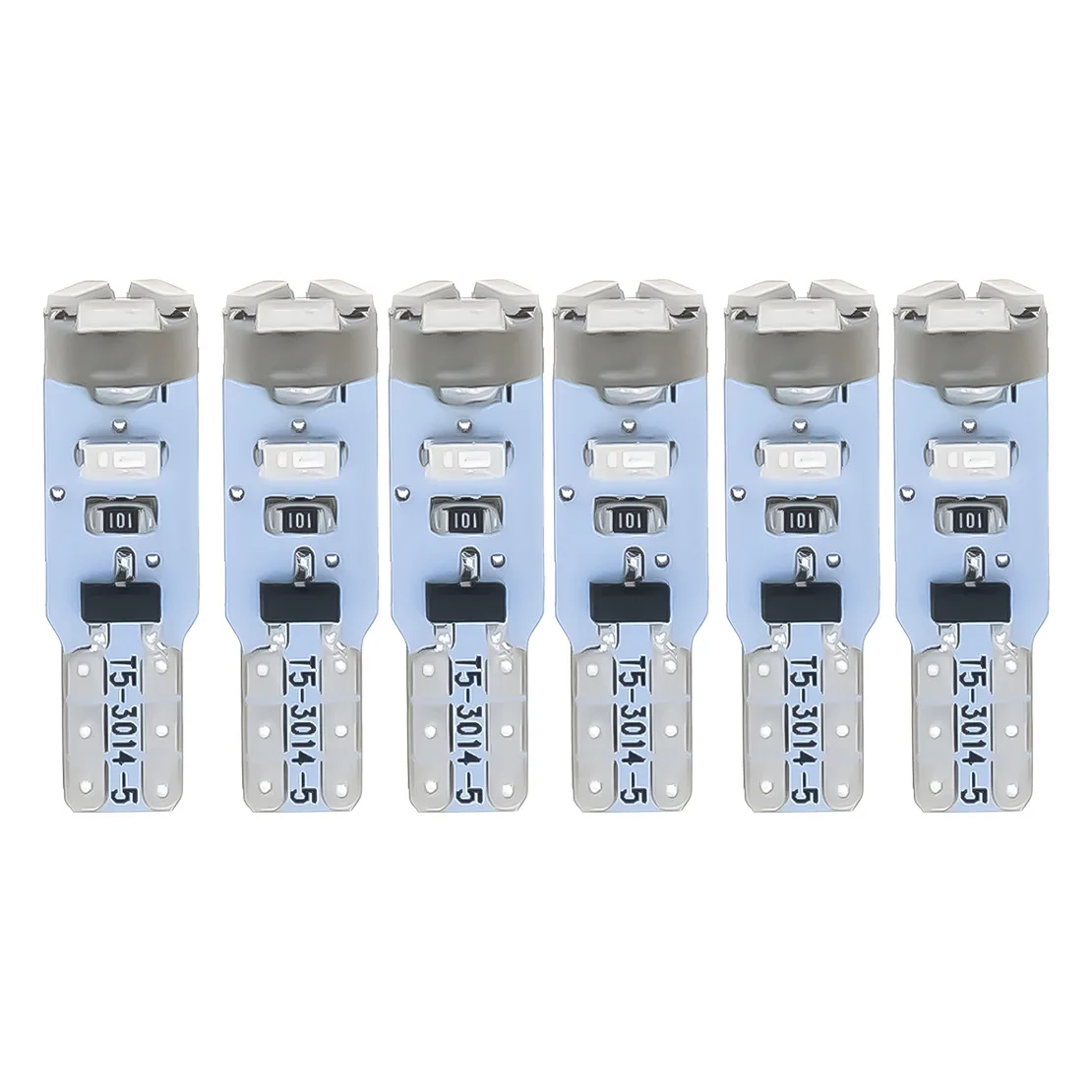 6Pcs Dashboard HAVC Heater Dome Map Reading Interior Inner Dash Light Lamp Upgrade Bulbs Kit 12V Fit For Mazda MX5 MX-5 MK1 MK2