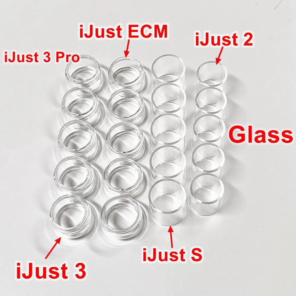 Outil en verre pour IJust 3/2/S/ECM/ IJust 3 Pro, 5/3/2 pièces