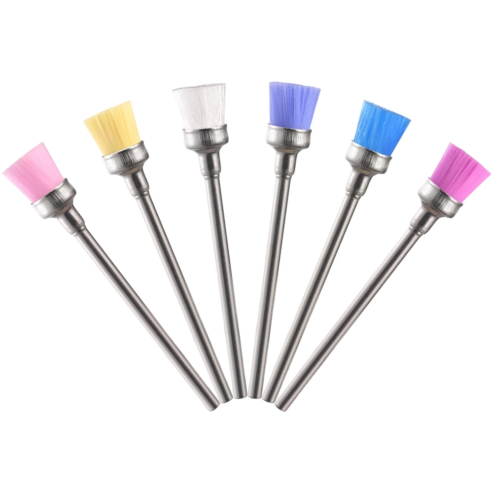 Juego de cepillos de limpieza de brocas para uñas, taladro eléctrico para uñas de 3/32 pulgadas, accesorio para manicura y pedicura, 5/10 Uds.