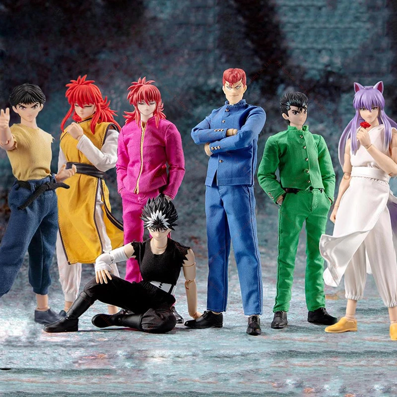 In Stock Dasin/Great Toys/GT YuYu Hakusho Urameshi Yuusuke Yoko Kurama Jaganshi Hiei Kuwabara Kazuma SHF 1/12 PVC Action Figure