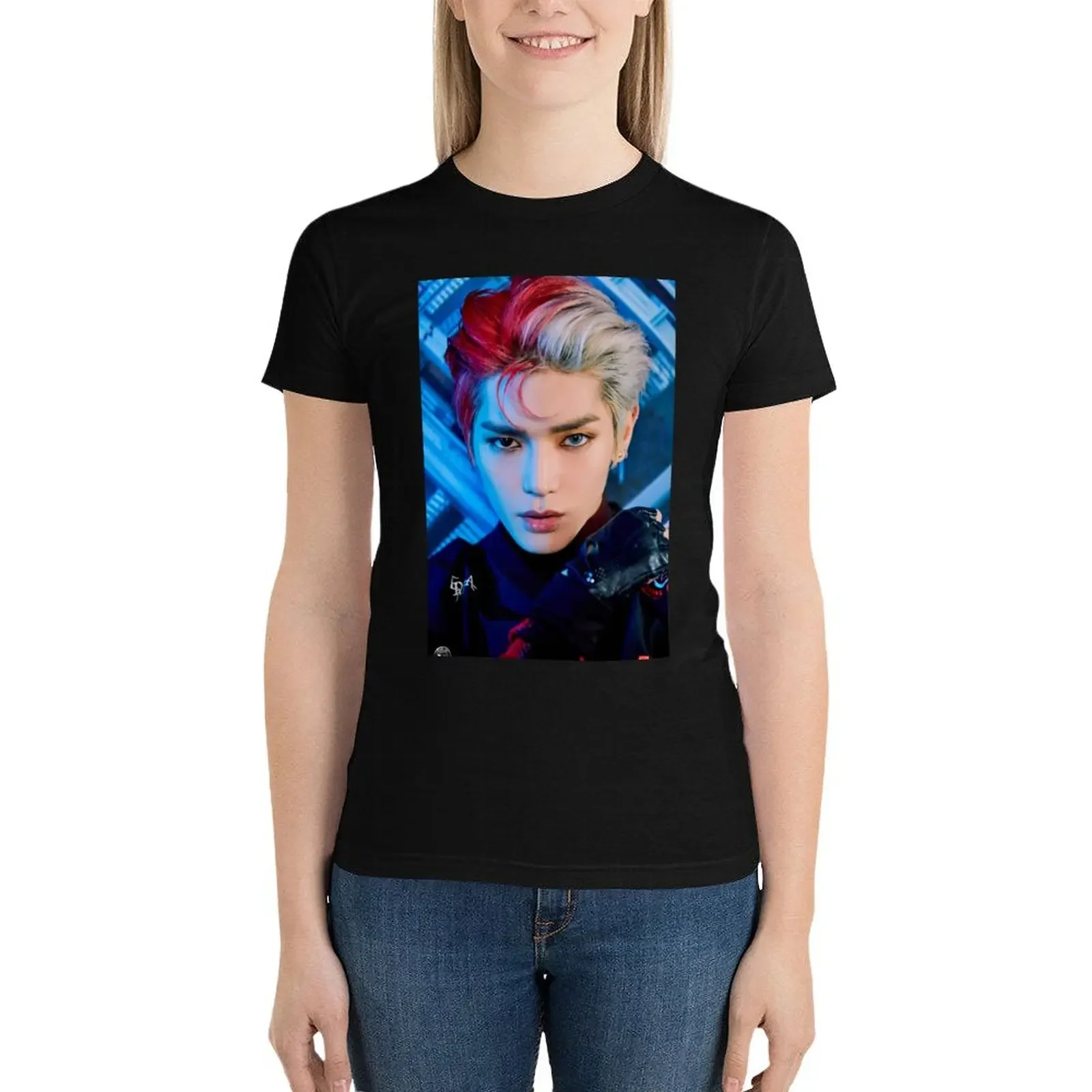 

SUPERM SUPER ONE 100 TAEYONG T-Shirt cute clothes Aesthetic clothing western t shirts for Women