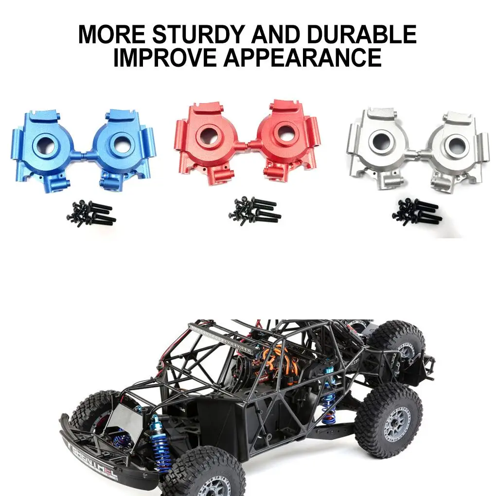 Aluminum Alloy 1/10 Powerfulerential Gear Box 2pcs Powerful Rc Powerfulerential Gear Box For LOSI Baja Rey 4WD RC Car Part