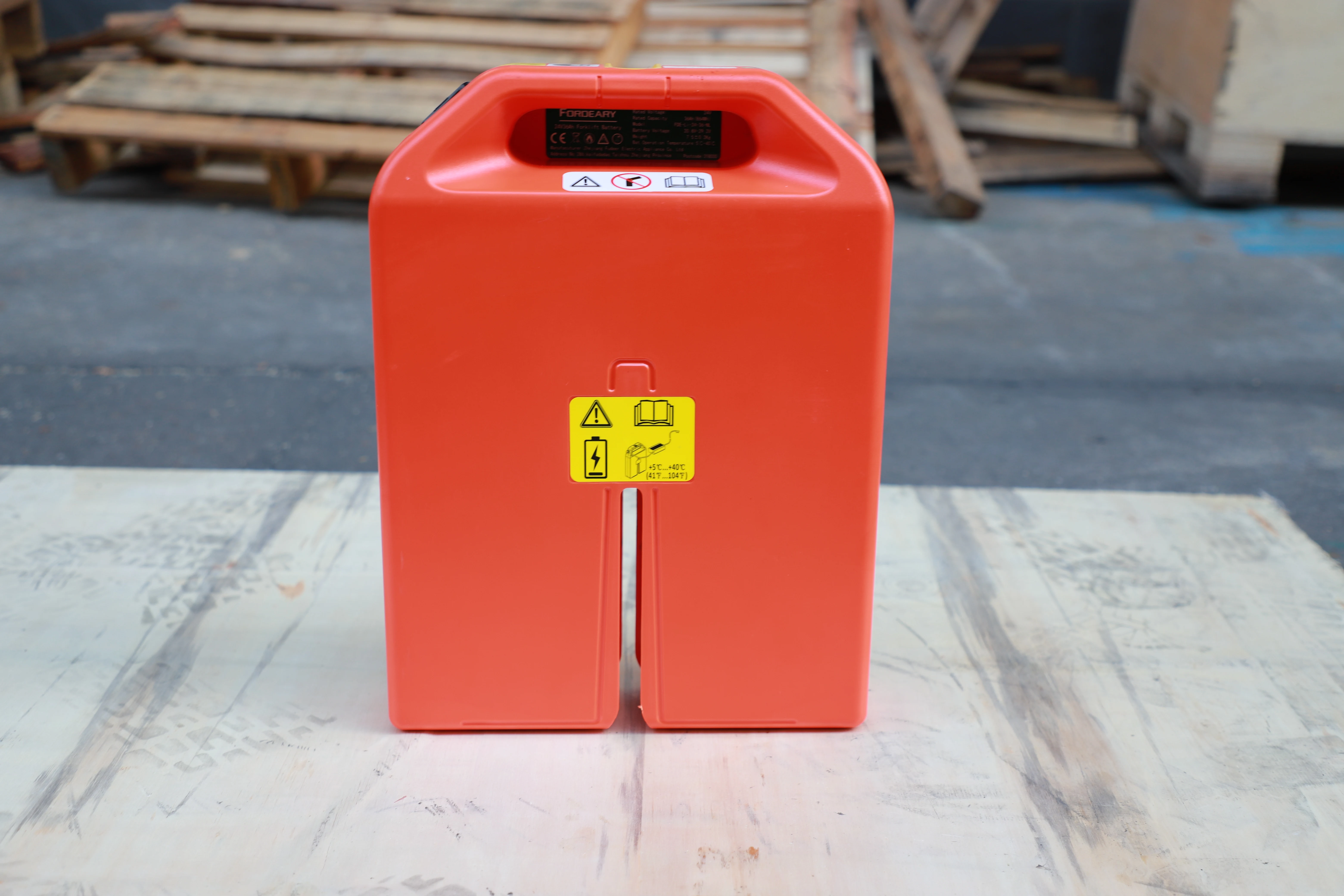 Red 48V 20Ah LiFePO4 Lithium Battery For Noblelift EDGE PTE20N PTE45N Pallet Truck